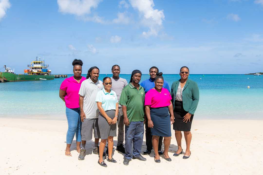 The Safe Cargo Services team at Sandy Ground, Anguilla